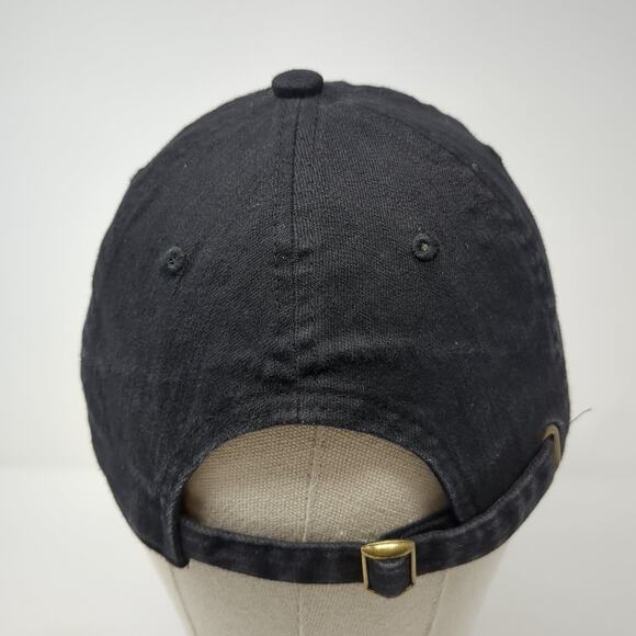 Unbranded Slideback Baseball Cap Black One Size Blank Outdoor Casual - Picture 6 of 9